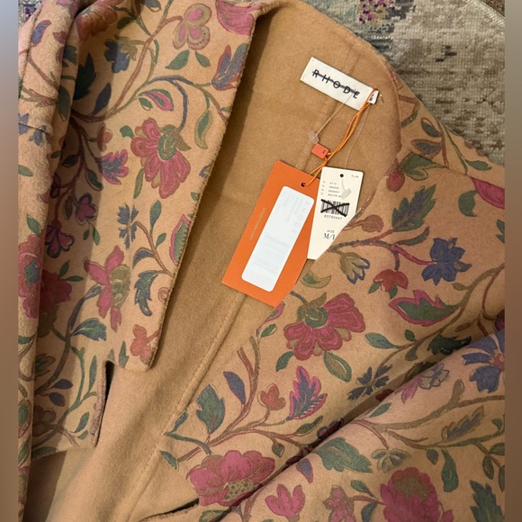 RHODE Stevie Printed Coat Anthropologie - Picture 7 of 13